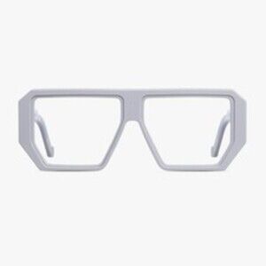 NWT Vava BL0036-LGRY-Mat SIL Light Grey Matte Silver Hinge Eyeglasses
